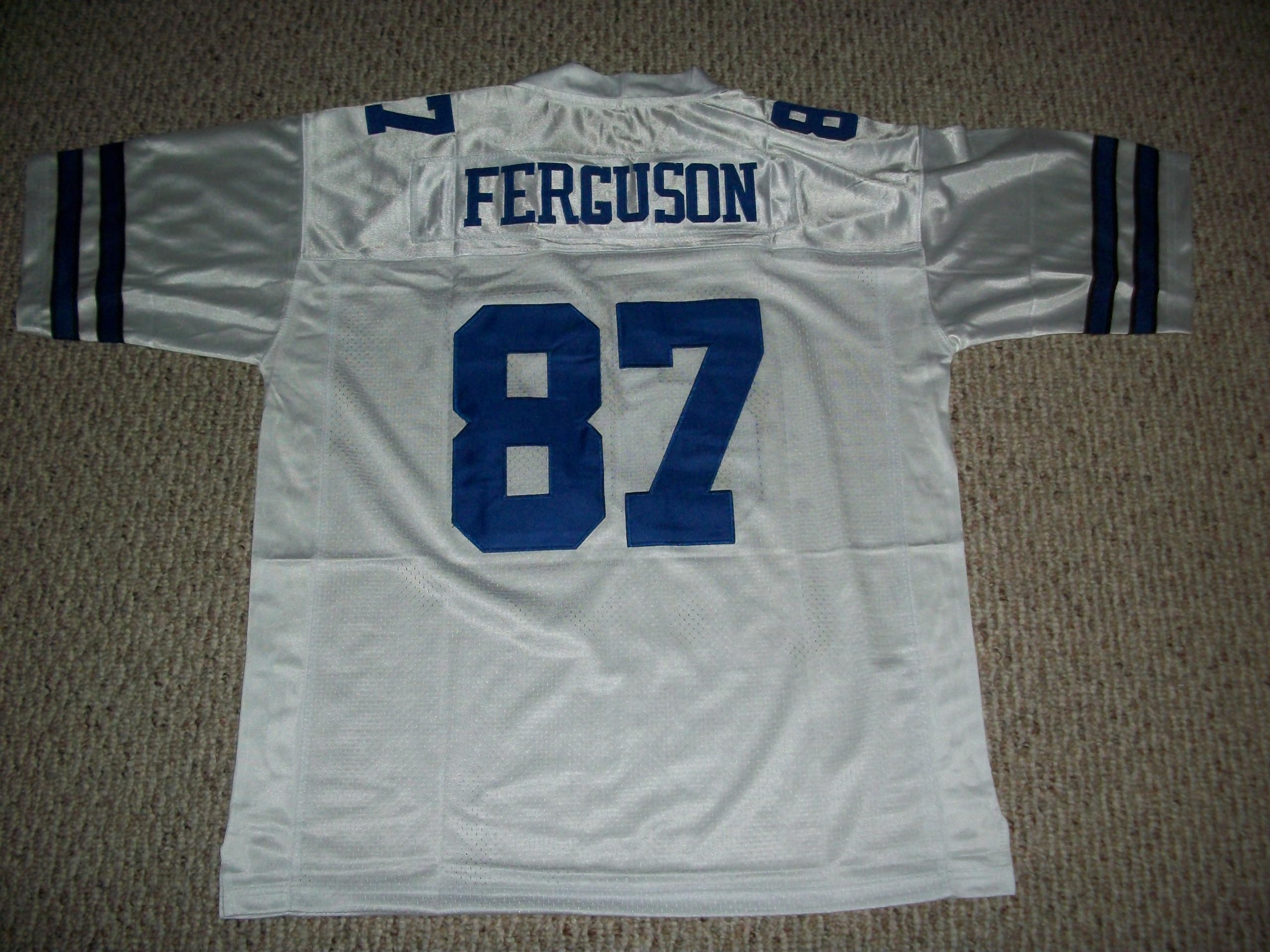 Amazon.com: Jake Ferguson Jersey #87 Dallas Custom Stitched White